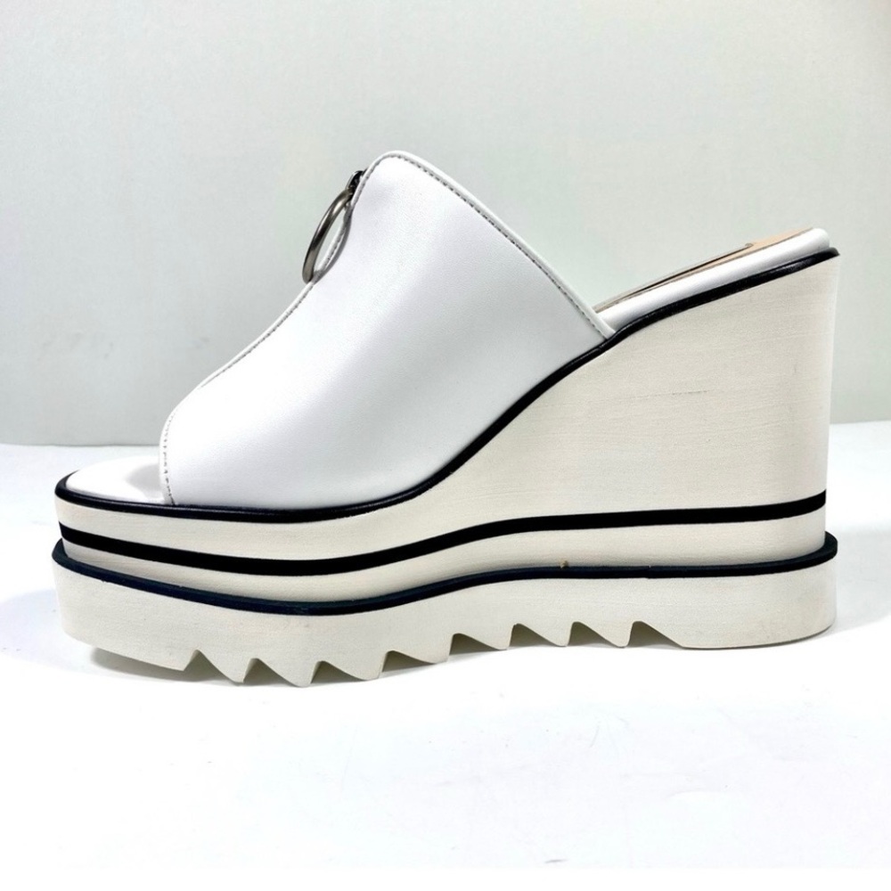 Stella McCartney Sneakelyse
Platform Wedge Zip Slide
Sandals White Size 38 EU - Picture 3 of 6